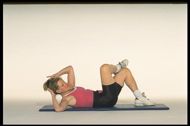side crunch abdominal exercise